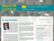 Tablet Screenshot of mairie-septeuil.fr